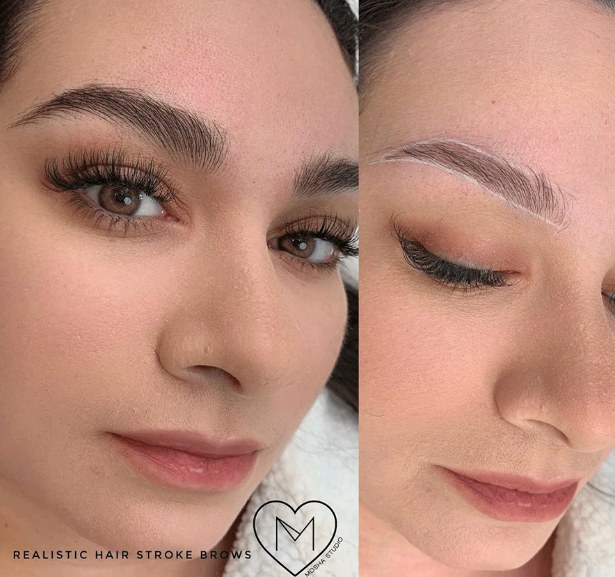 Beste Microblading or Hair Strokes of Ombre Brows 